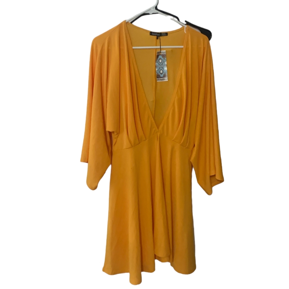 COPY - Nwt KIMONO SLEEVE SKATER DRESS PLUS PLUNGE KIMONO SLEEVE SKATER- must bu…